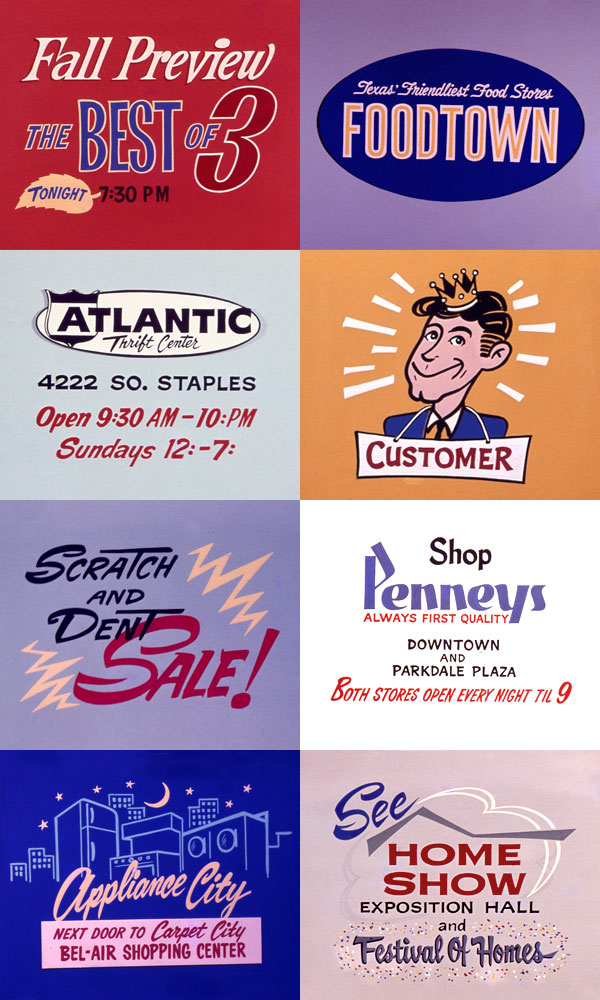 R. D. Ortiz 60's Television Graphics