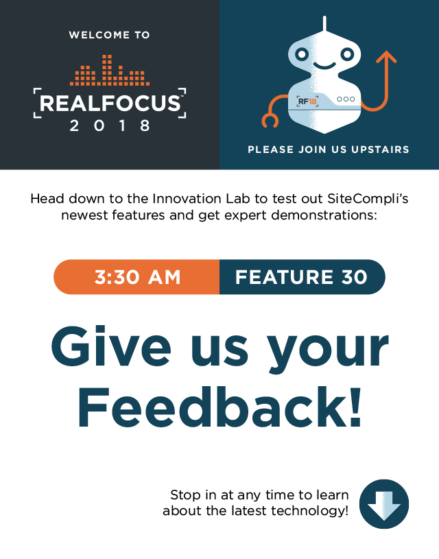 Real Focus 2018 Directory Signage Real Focus 2018 Directory Signage