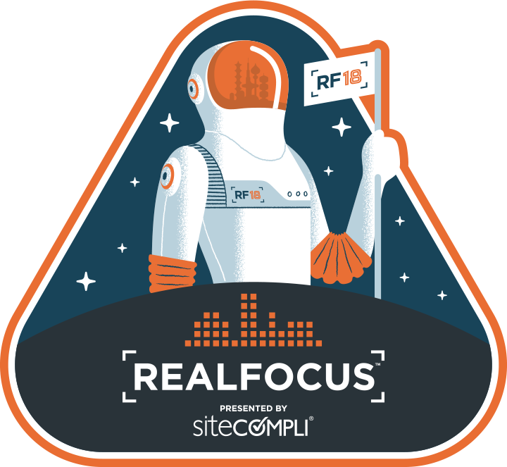 Real Focus 2018 Astronaut Sticker Real Focus 2018 Astronaut Sticker